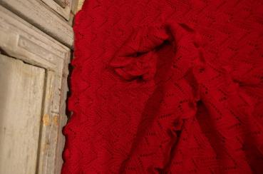 Dreiecktuch Susi granat von invero merino